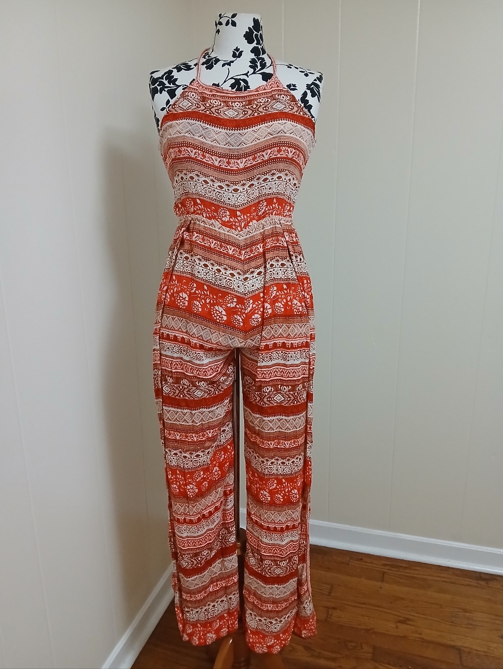 Earthbound Halter Boho Jumpsuit